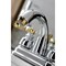Kingston Brass KB5614FL 4" Centerset Bathroom Faucet, Polished Chrome/Polished Brass KB5614FL - alternate 5